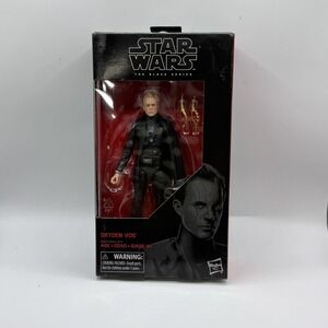 Star Wars Black Series Dryden Vos Action Figure Hasbro 6 Inch Solo Toy Boxed